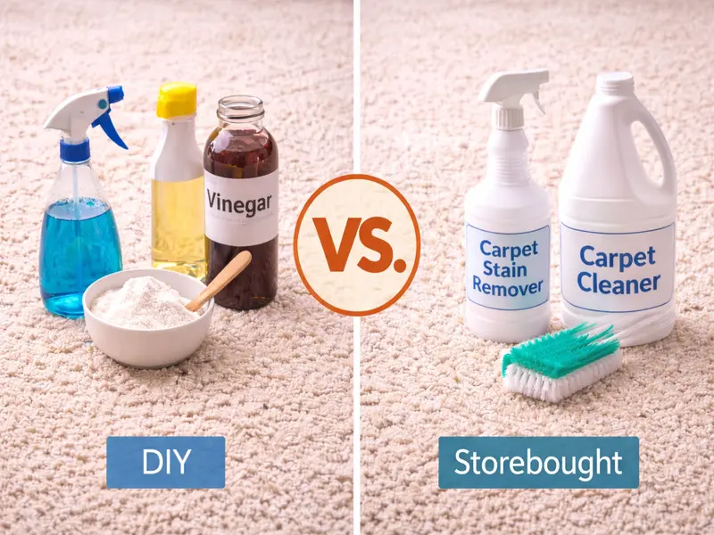 Carpet Cleaning Solutions diy vs storebought