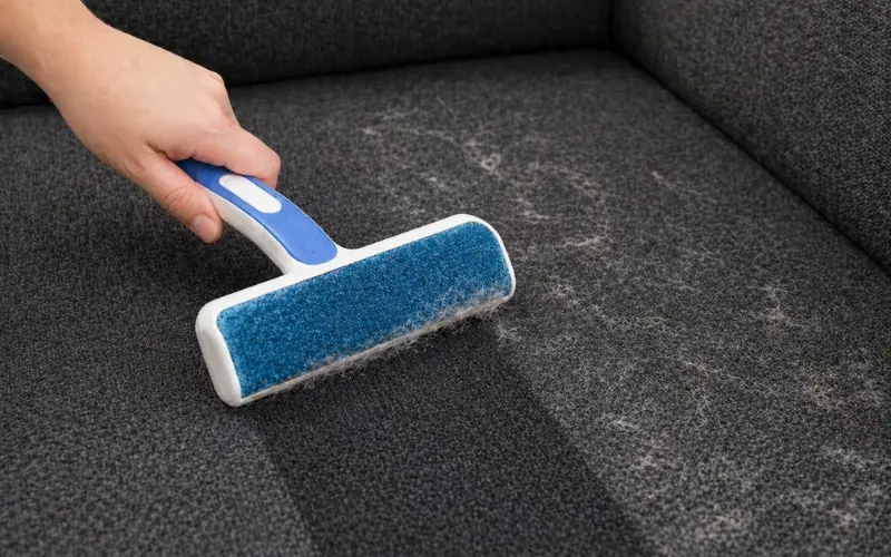using Electrostatic brushes or rollers