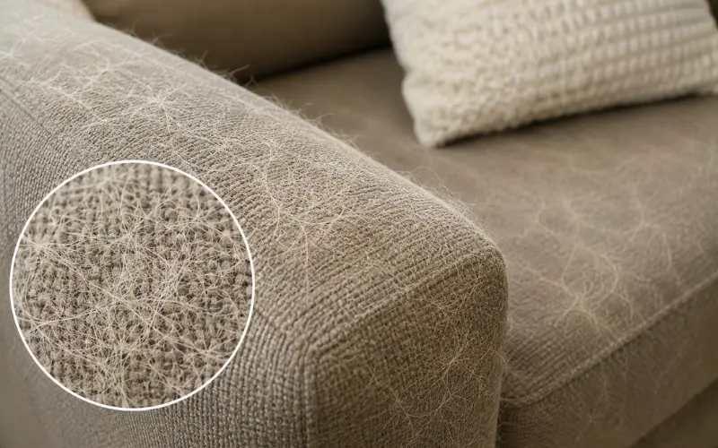 Fur is Deeply Embedded in Fabric 