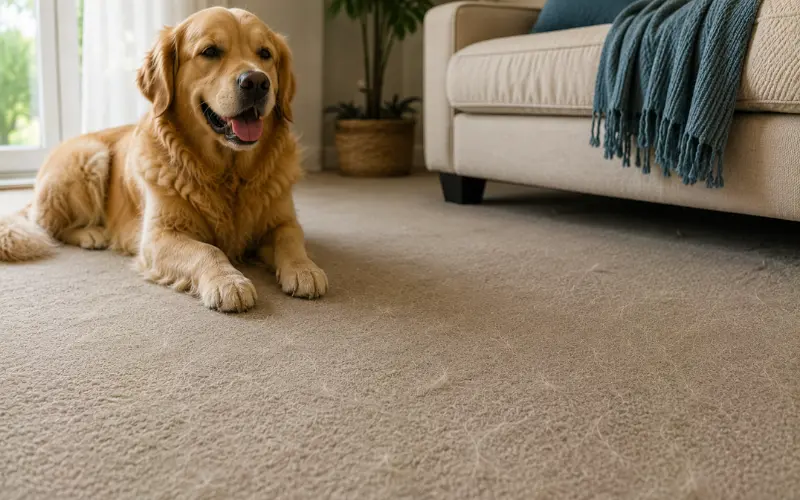 How to Manage Pet Shedding on Carpet in Summer